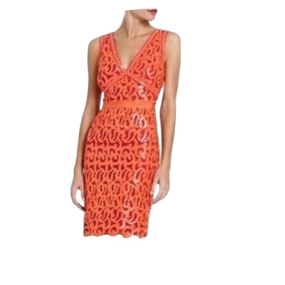 BCBGMaxAzria/BCBG Gabrielle sequined Sz XS Dress $548 - Picture 9 of 9